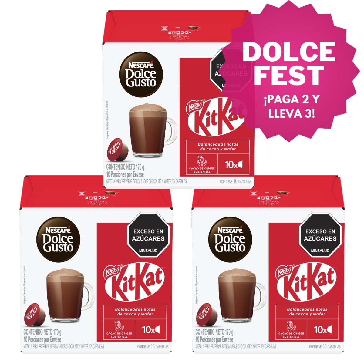 KITKAT PAGUE 2 LLEVE 3