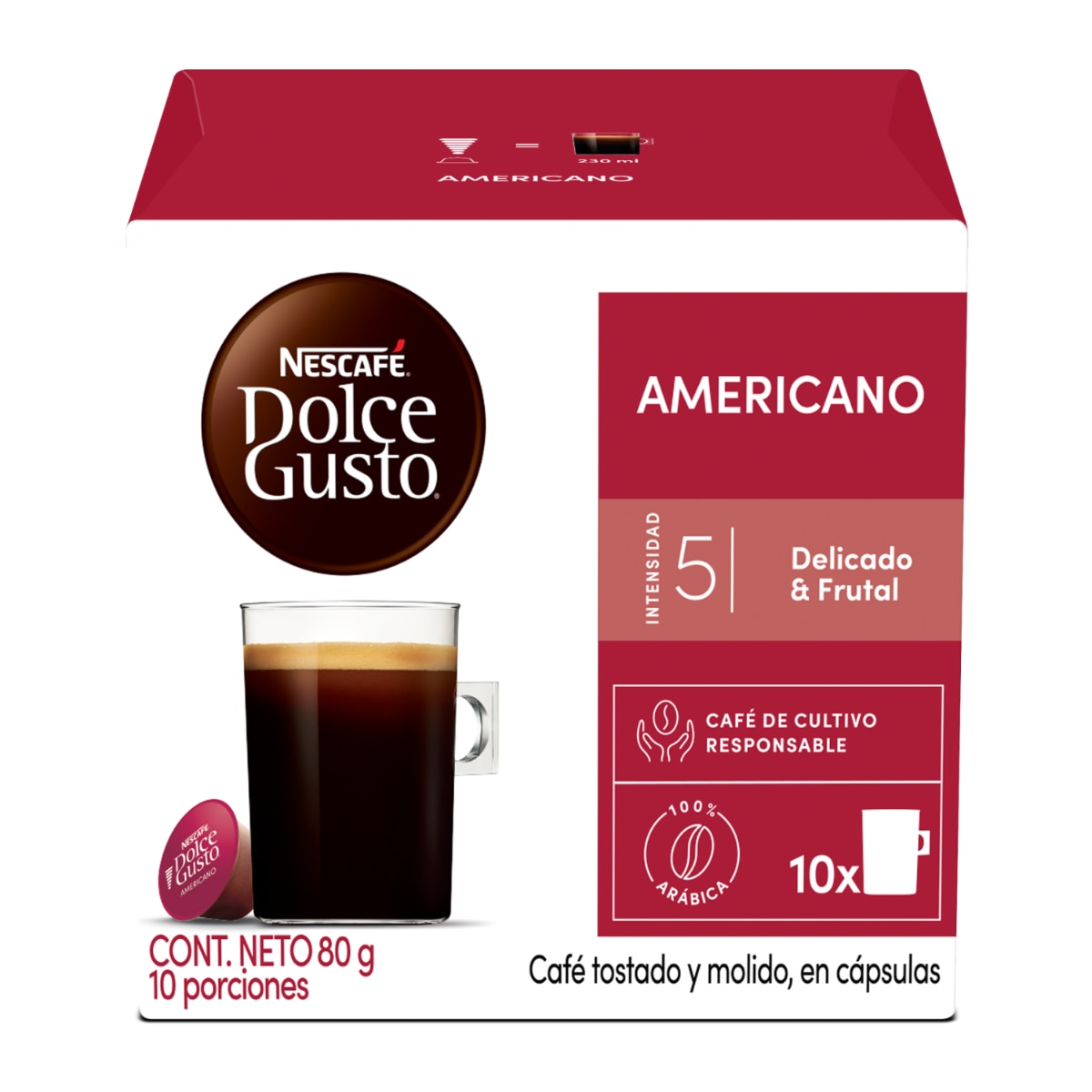 Café Americano 10 cápsulas