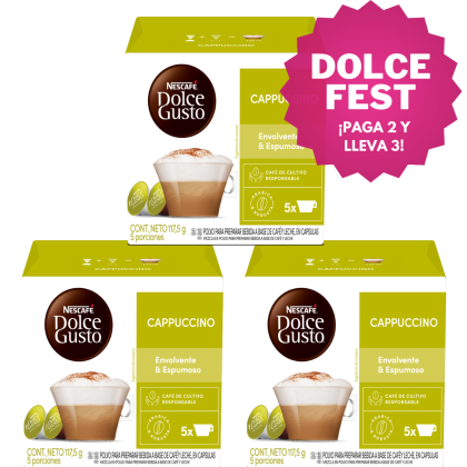 CAPPUCCINO PAGUE 2 LLEVE 3