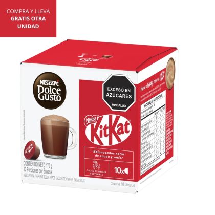 KitKat&reg;  Chocolate Caliente 10 C&aacute;psulas