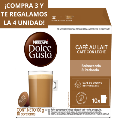  Caf&eacute; Au Lait 10 c&aacute;psulas