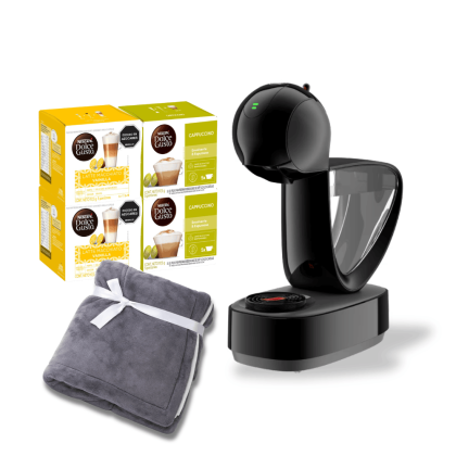 Combo M&aacute;quina + 4 C&aacute;psulas (2 Cappuccino + 2 Latte M) Gratis Cobija