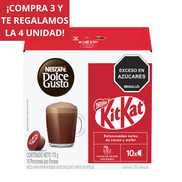 KitKat®  Chocolate Caliente 10 Cápsulas