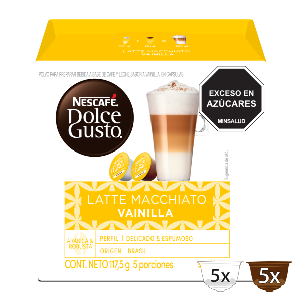 Latte Macchiato Vanilla 10 cápsulas