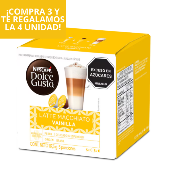 Latte Macchiato Vanilla 10 cápsulas