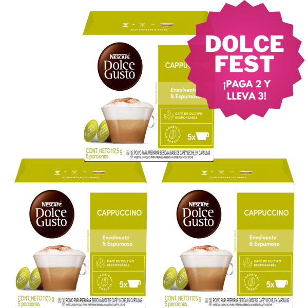 CAPPUCCINO PAGUE 2 LLEVE 3