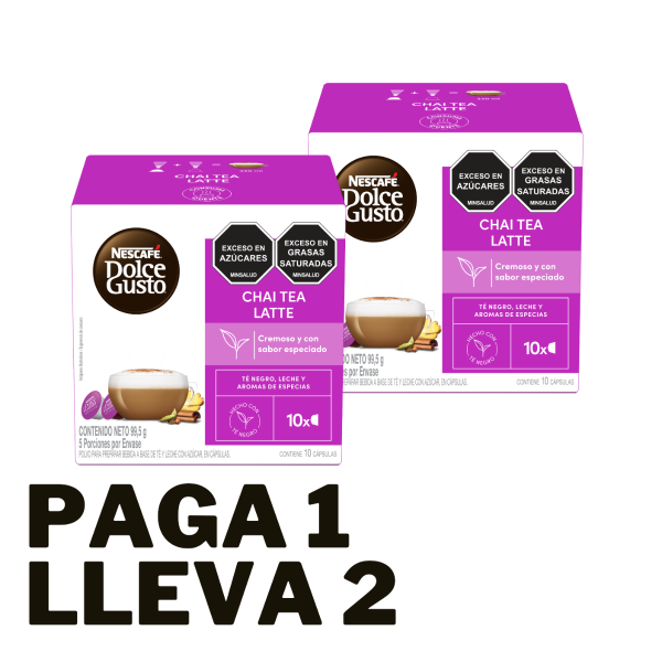 Chai Tea Pague 1 Lleve 2