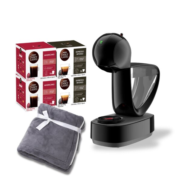 Combo Máquina + 4 Cápsulas (2 Americano + 2 Espresso) + cobija gratis