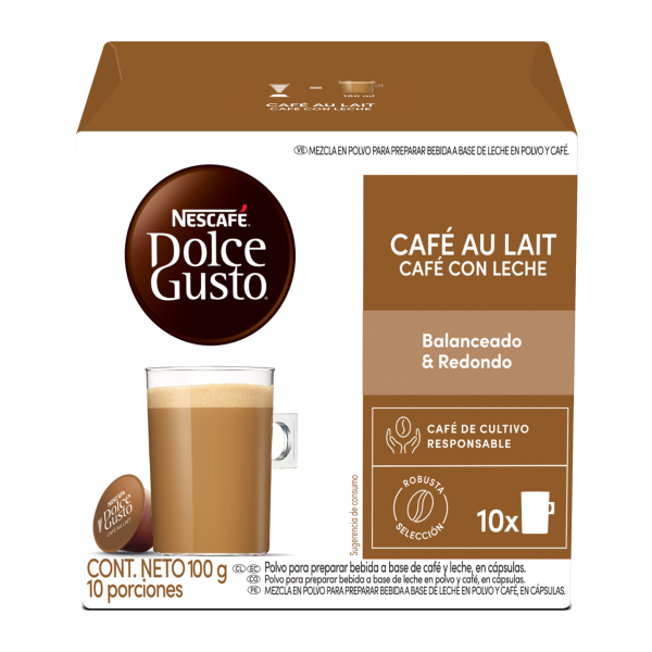  Café Au Lait 10 cápsulas