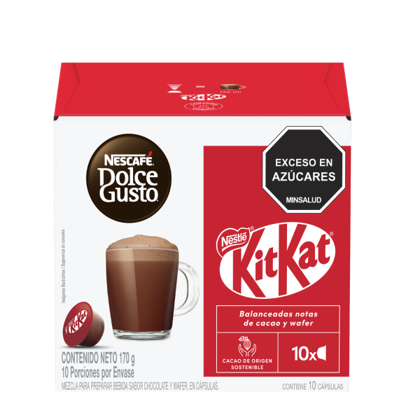 KitKat®  Chocolate Caliente 10 Cápsulas