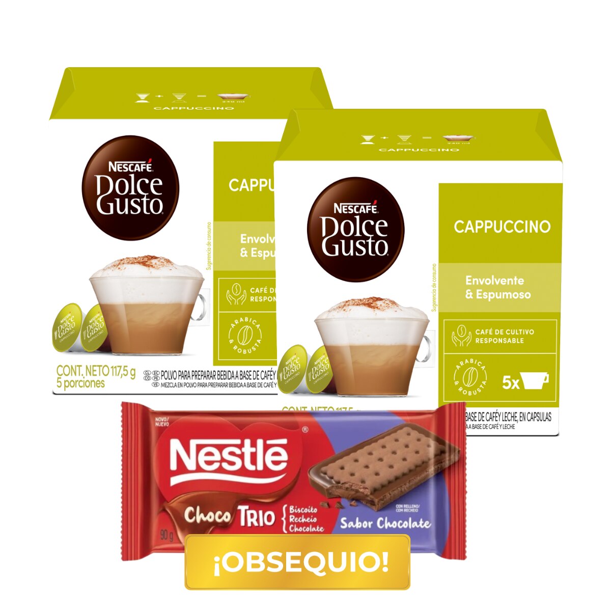 DUO PACK CAPPUCCINO-GRATIS GALLETA