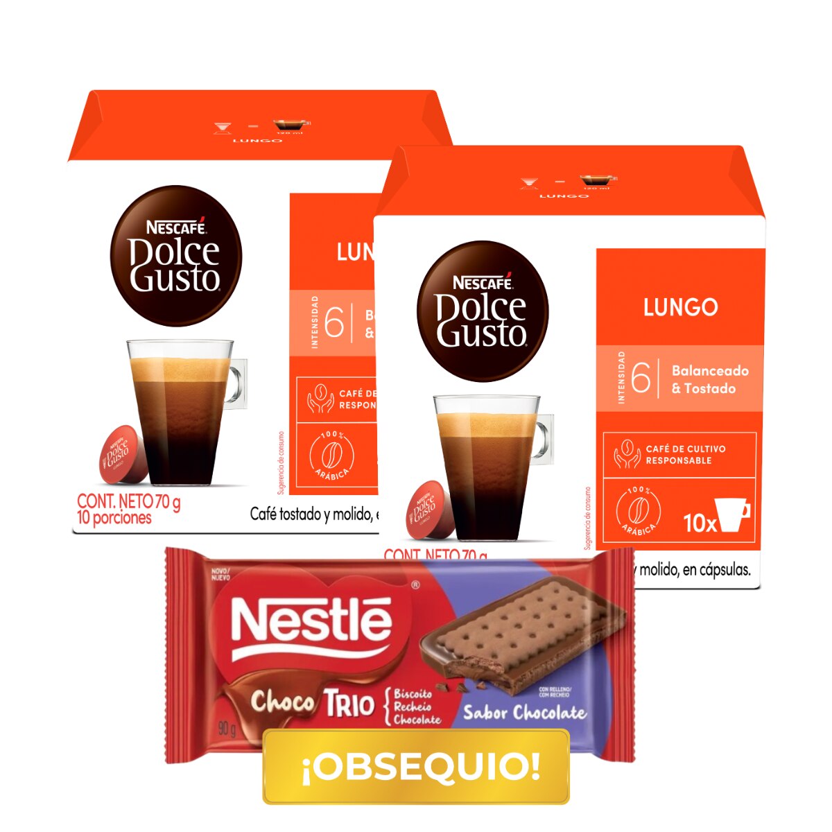 DUO PACK LUNGO-GRATIS GALLETA