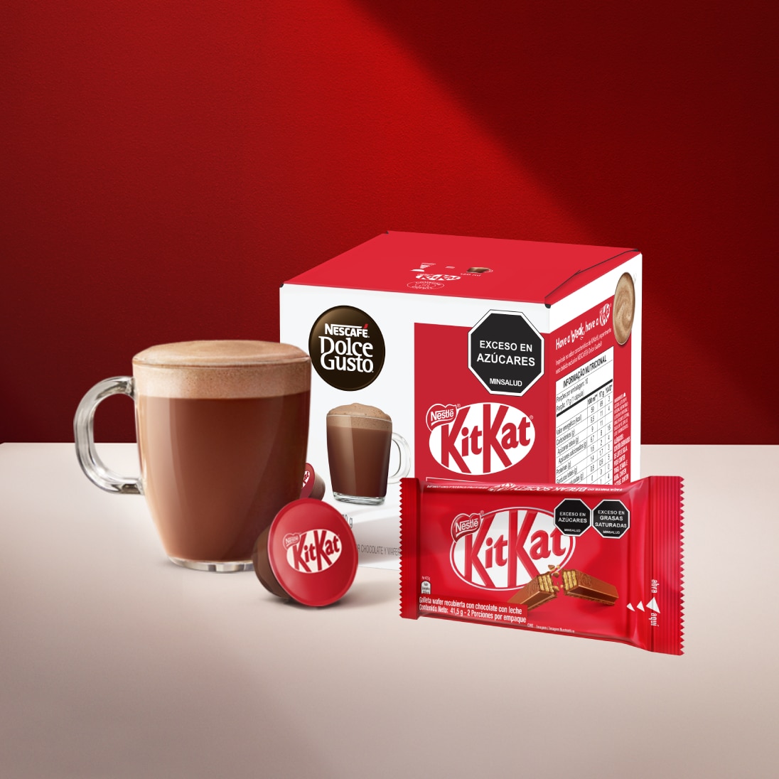 Capsulas de cacao Kit Kat