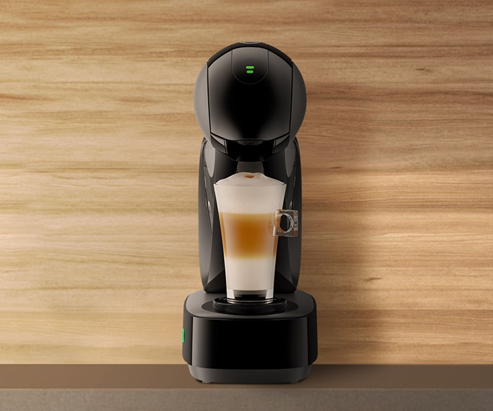 Primer plano M&aacute;quina de Caf&eacute; NESCAF&Eacute;&reg; Dolce Gusto Infinissima Touch Krups&reg; Negra